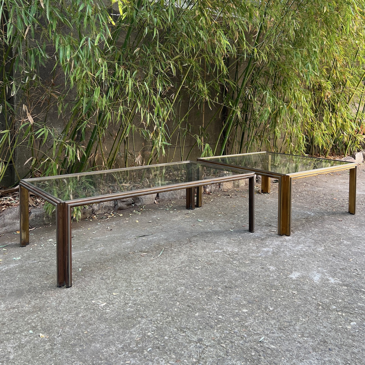 Tavolino Da Caffè Quadrato In Vetro Temperato 68x68 Cm - Struttura Metallo Nero, Design Minimalista, Per Piccoli Spazi