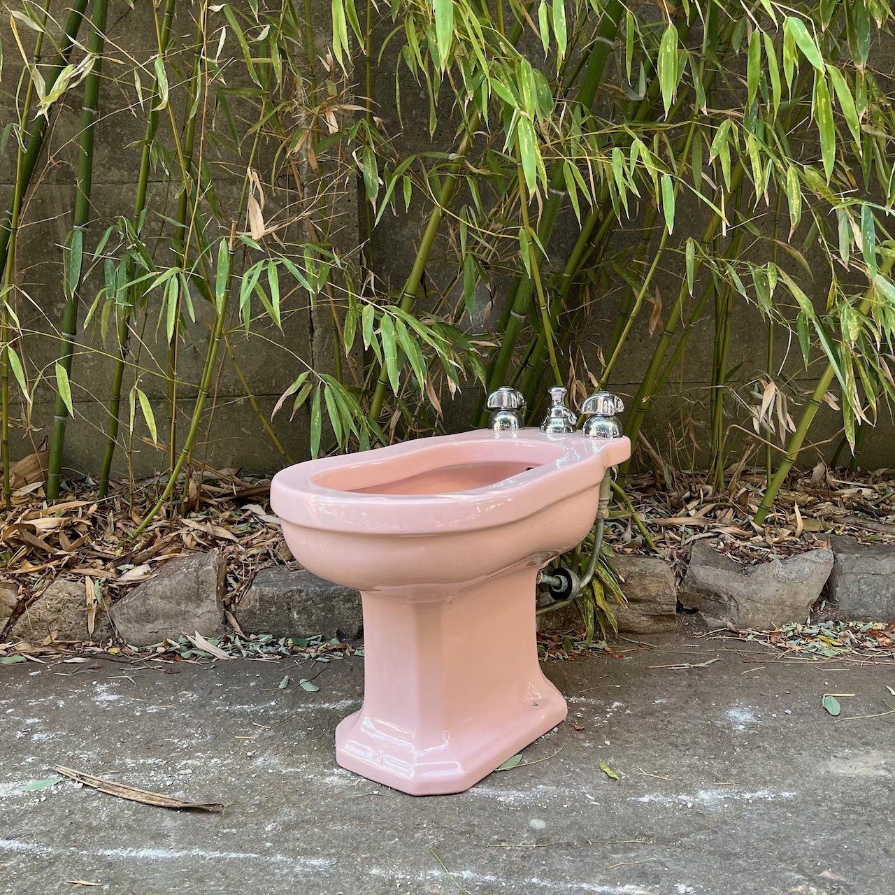 Bidet In Porcellana Rosa 1930 VASCHE LAVAMANO MASTELLI ZINCO Bidet In Porcellana Rosa 1930 VASCHE LAVAMANO MASTELLI ZINCO